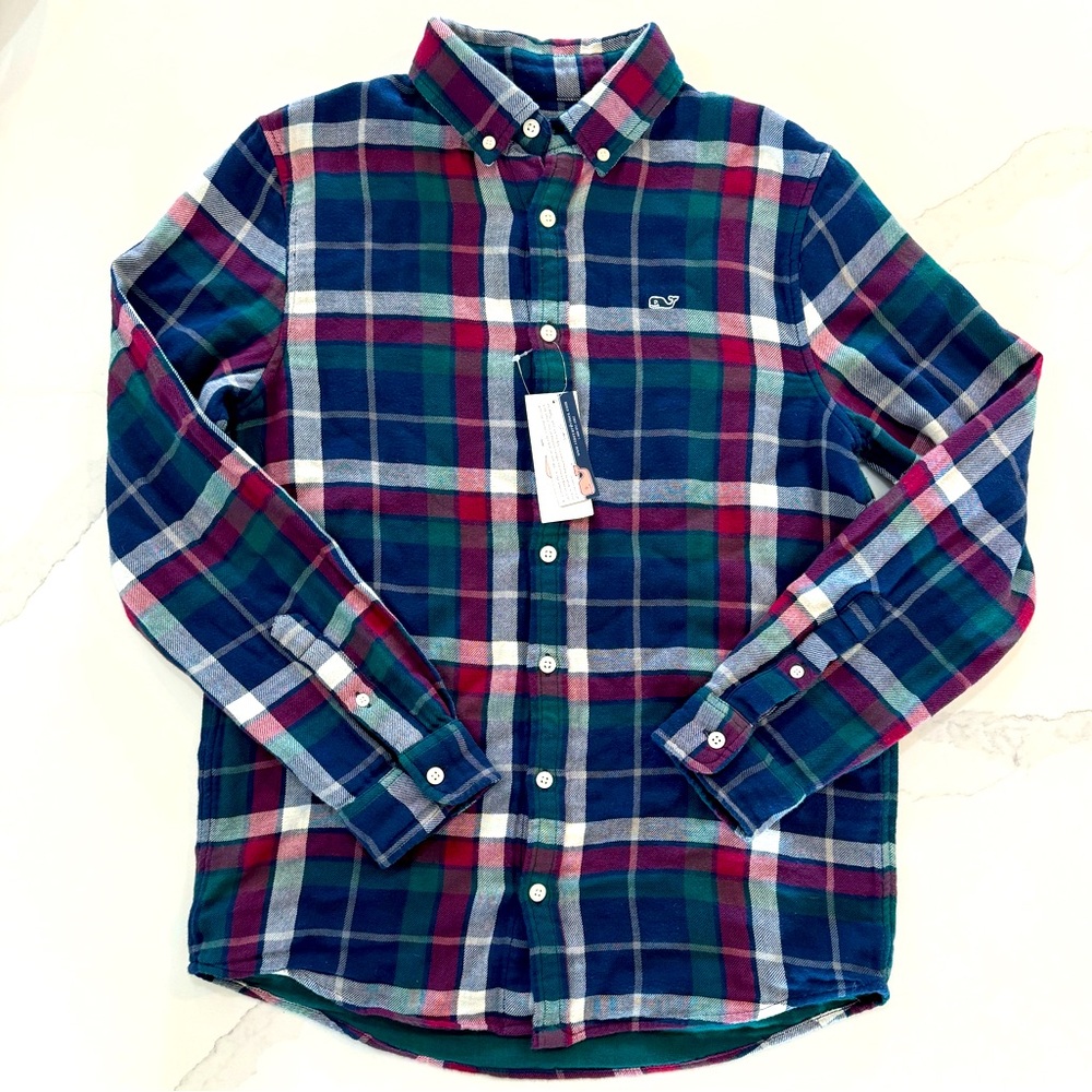 NWT Vineyard Vines Boys Flannel
